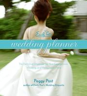 Cover of: Emily Post's wedding planner
