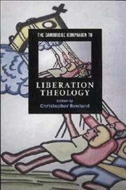 Cover of: The Cambridge companion to liberation theology