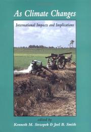 Cover of: As climate changes: international impacts and implications