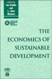 Cover of: The economics of sustainable development