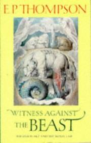 Cover of: Witness against the Beast by E. P. Thompson