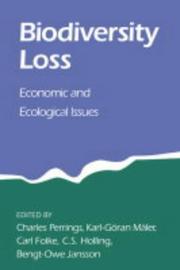 Cover of: Biodiversity loss: economic and ecological issues