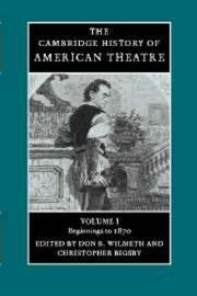 Cover of: The Cambridge history of American theatre