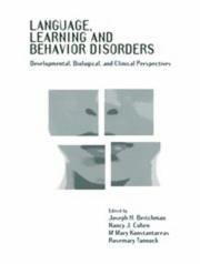 Cover of: Language, learning, and behavior disorders by Joseph H. Beitchman