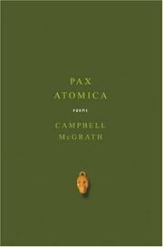 Cover of: Pax atomica: poems