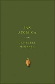 Cover of: Pax atomica by Campbell McGrath