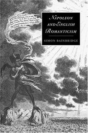 Cover of: Napoleon and English Romanticism
