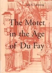 Cover of: The motet in the age of Du Fay