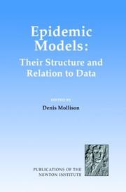 Cover of: Epidemic Models | Denis Mollison