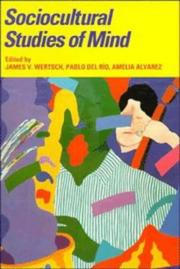 Cover of: Sociocultural studies of mind