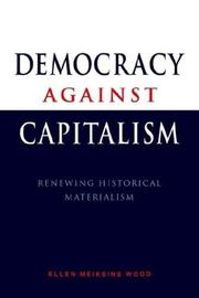 Cover of Democracy against capitalism