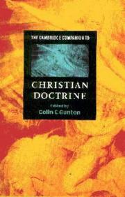 Cover of: The Cambridge companion to Christian doctrine