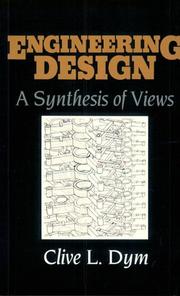 Cover of: Engineering design: a synthesis of views