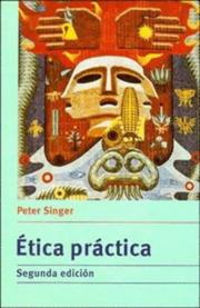 Cover of: Etica práctica by Peter Singer