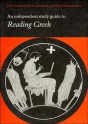 Cover of: An Independent Study Guide to Reading Greek