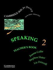 Cover of: Speaking 2 Teacher's book by Joanne Collie, Stephen Slater