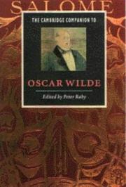 Cover of: The Cambridge companion to Oscar Wilde