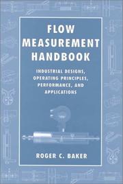 Cover of: Flow Measurement Handbook by Roger C. Baker, Roger C. Baker