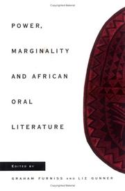 Cover of: Power, marginality and African oral literature