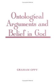 Cover of: Ontological arguments and belief in God by Graham Robert Oppy