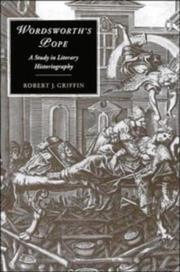 Cover of: Wordsworth's Pope: a study in literary historiography