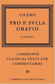 Pro P. Svlla oratio by Cicero