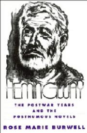 Cover of: Hemingway by Rose Marie Burwell