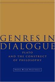 Cover of: Genres in Dialogue by Andrea Wilson Nightingale