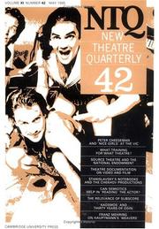 Cover of: New Theatre Quarterly 42 (New Theatre Quarterly)