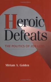 Cover of: Heroic defeats by Miriam Golden
