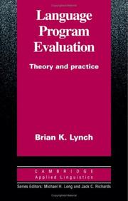 Cover of: Language Program Evaluation | Brian K. Lynch