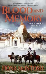 Cover of: Blood and Memory (The Quickening, Book 2)