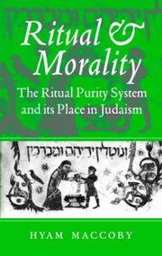 Cover of: Ritual and morality | Hyam Maccoby