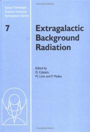 Cover of: Extragalactic background radiation by Extragalactic Background Radiation Meeting (1993 Baltimore, Md.)