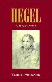 Hegel by Terry Pinkard