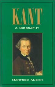 Cover of: Kant by Manfred Kuehn