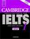 Cover of: Cambridge Practice Tests for IELTS 1 Self-study student's book