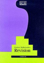 Cover of: Further Mathematics Revision by School Mathematics Project.