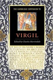 Cover of: The Cambridge companion to Virgil by edited by Charles Martindale.