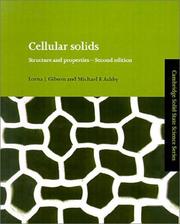 Cover of: Cellular Solids by Lorna J. Gibson, Michael F. Ashby, Michael Ashby