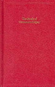 Cover of: BCP Standard Edition Prayer Book Red imitation leather hardback 601B (Prayer Book)