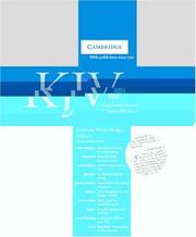 Cover of: KJV Concord Wide Margin by 