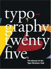 Cover of: Typography 25 (Typography)