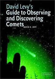 Cover of: David Levy's Guide to Observing and Discovering Comets by David H. Levy