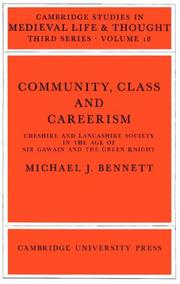 Cover of: Community, Class, and Careerism by Michael J. Bennett