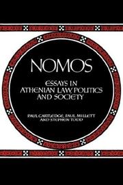 Cover of: Nomos: Essays in Athenian Law, Politics and Society