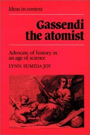 Cover of: Gassendi the Atomist by Lynn Sumida Joy