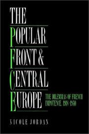 The popular front and Central Europe by Nicole Jordan