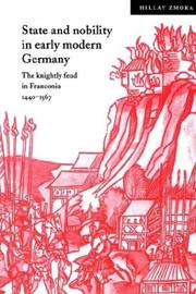 Cover of: State and Nobility in Early Modern Germany by Hillay Zmora, Hillay Zmora