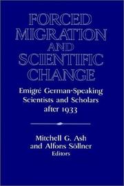 Cover of: Forced Migration and Scientific Change by 